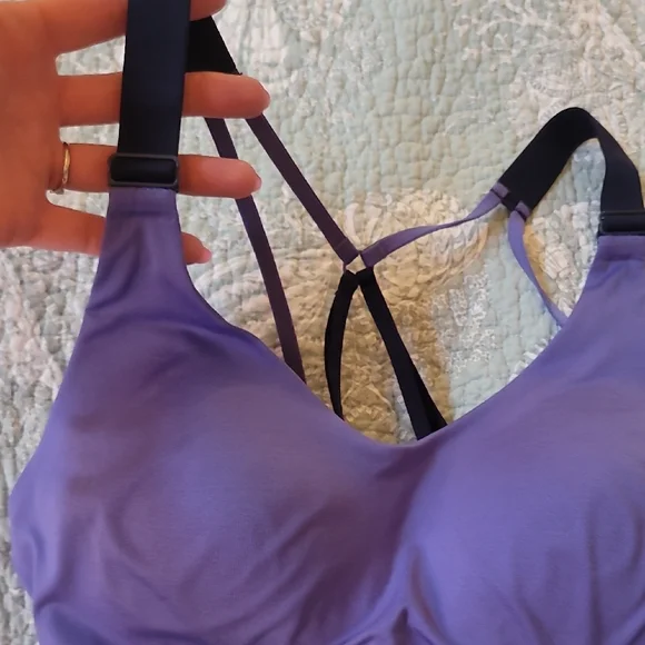 Calia Purple Strappy Sports Bra - Picture 3 of 7